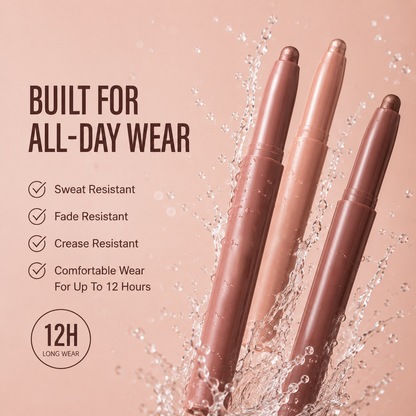 VELVAU GlideCream Eye Stick | Creamy Eyeshadow Stick for Effortless, Blendable Eye Looks