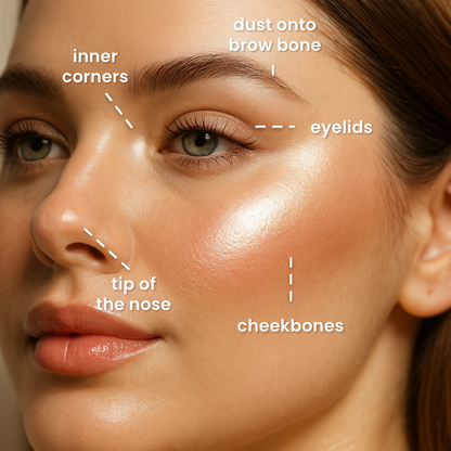 Glow Gallery Highlighting Eye & Cheek Palette