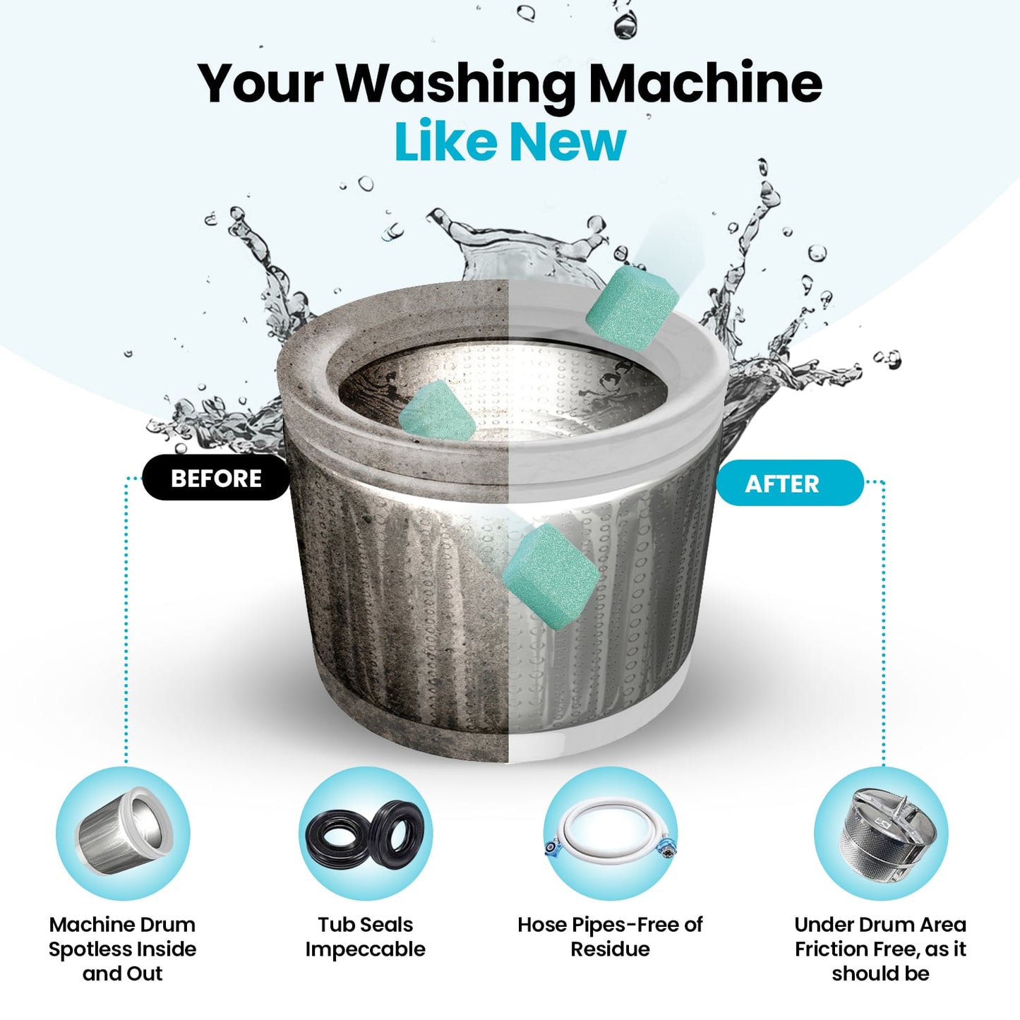 Velvau-Washing Machine Cleaner